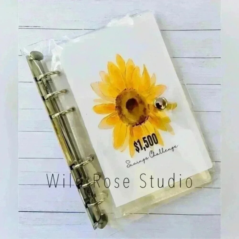 Sunflower Savings Binder